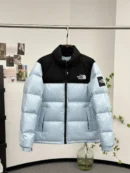North Face Zip Puffer Jacket - Style 12 - North Face puffer jacket real photo 1
