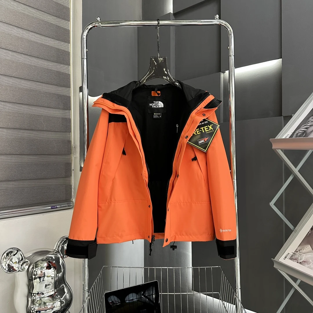 North Face Zip Puffer Jacket - Style 13 - North Face puffer jacket real photo 1