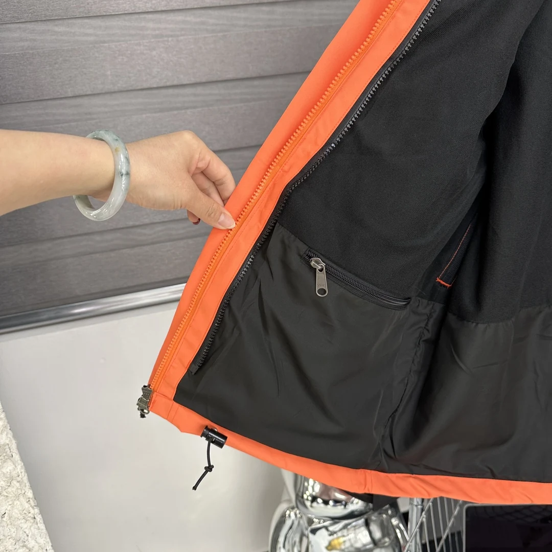 North Face Zip Puffer Jacket - Style 13 - North Face puffer jacket real photo 6
