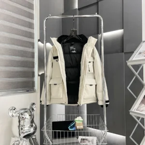 North Face Zip Puffer Jacket - Style 2 - North Face puffer jacket real photo 1