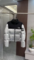 North Face Zip Puffer Jacket - Style 29 - North Face puffer jacket real photo 1