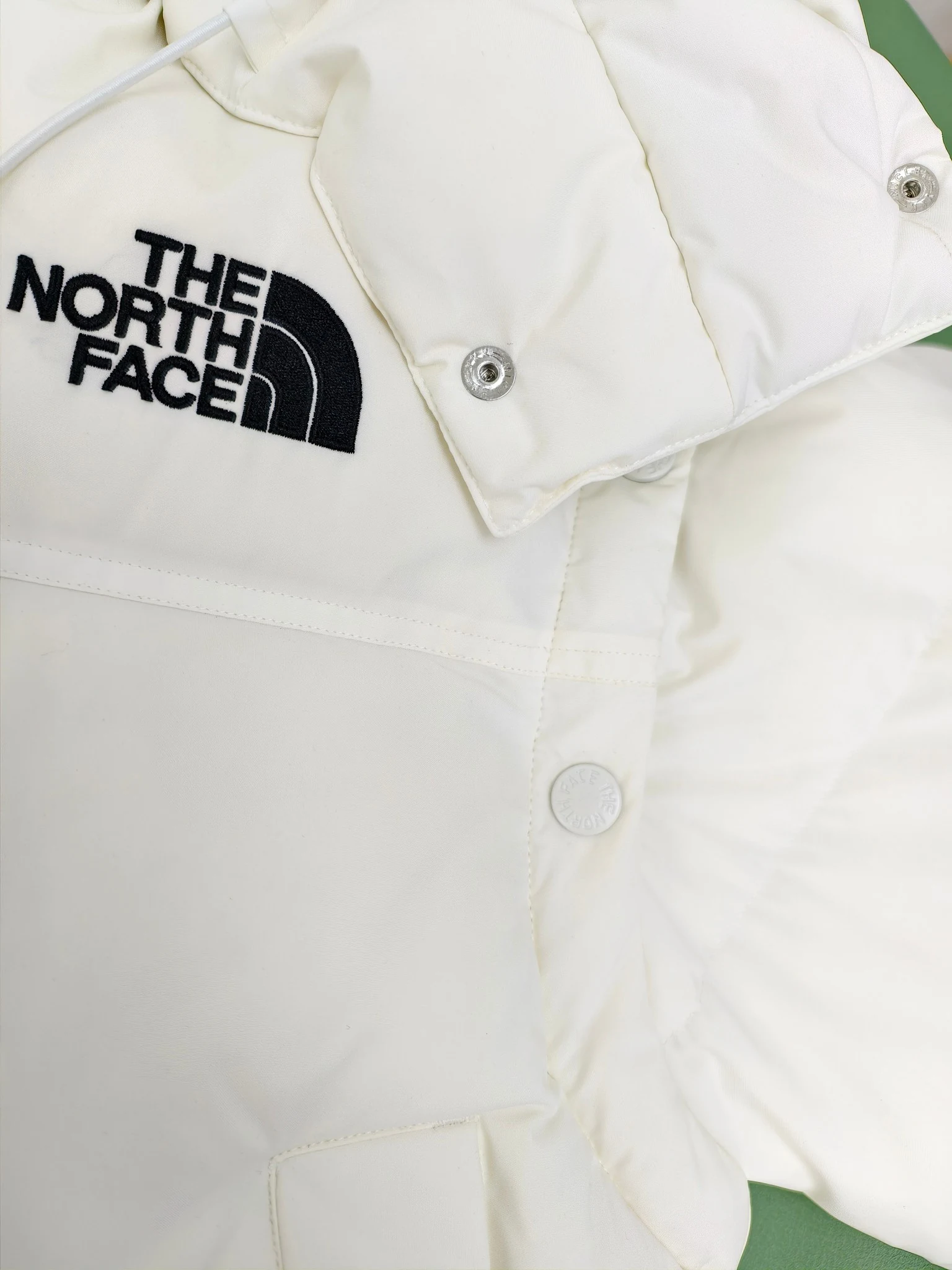 North Face Zip Puffer Jacket - Style 37 - North Face puffer jacket real photo 6