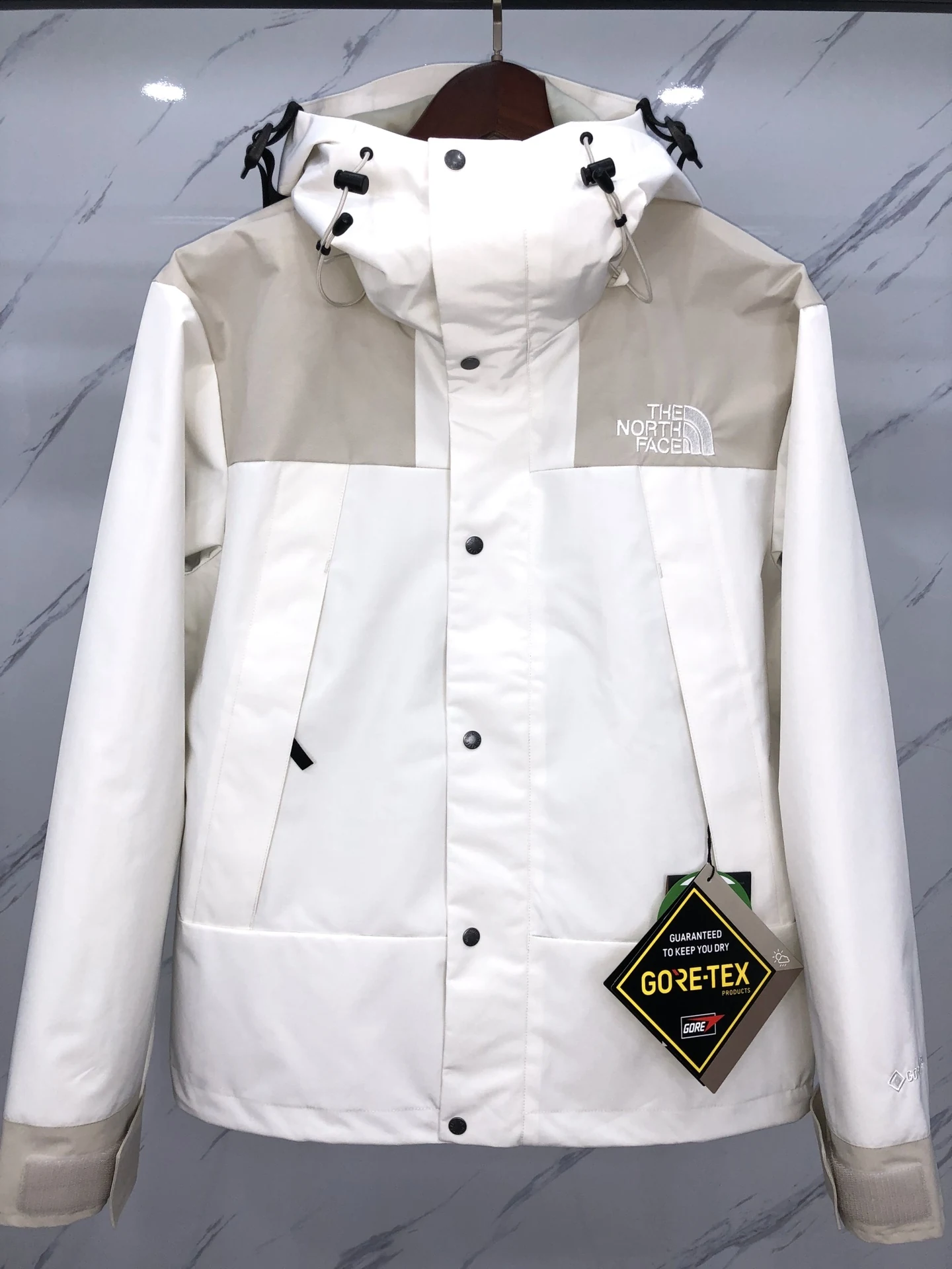 North Face Zip Puffer Jacket - Style 38 - North Face puffer jacket real photo 1