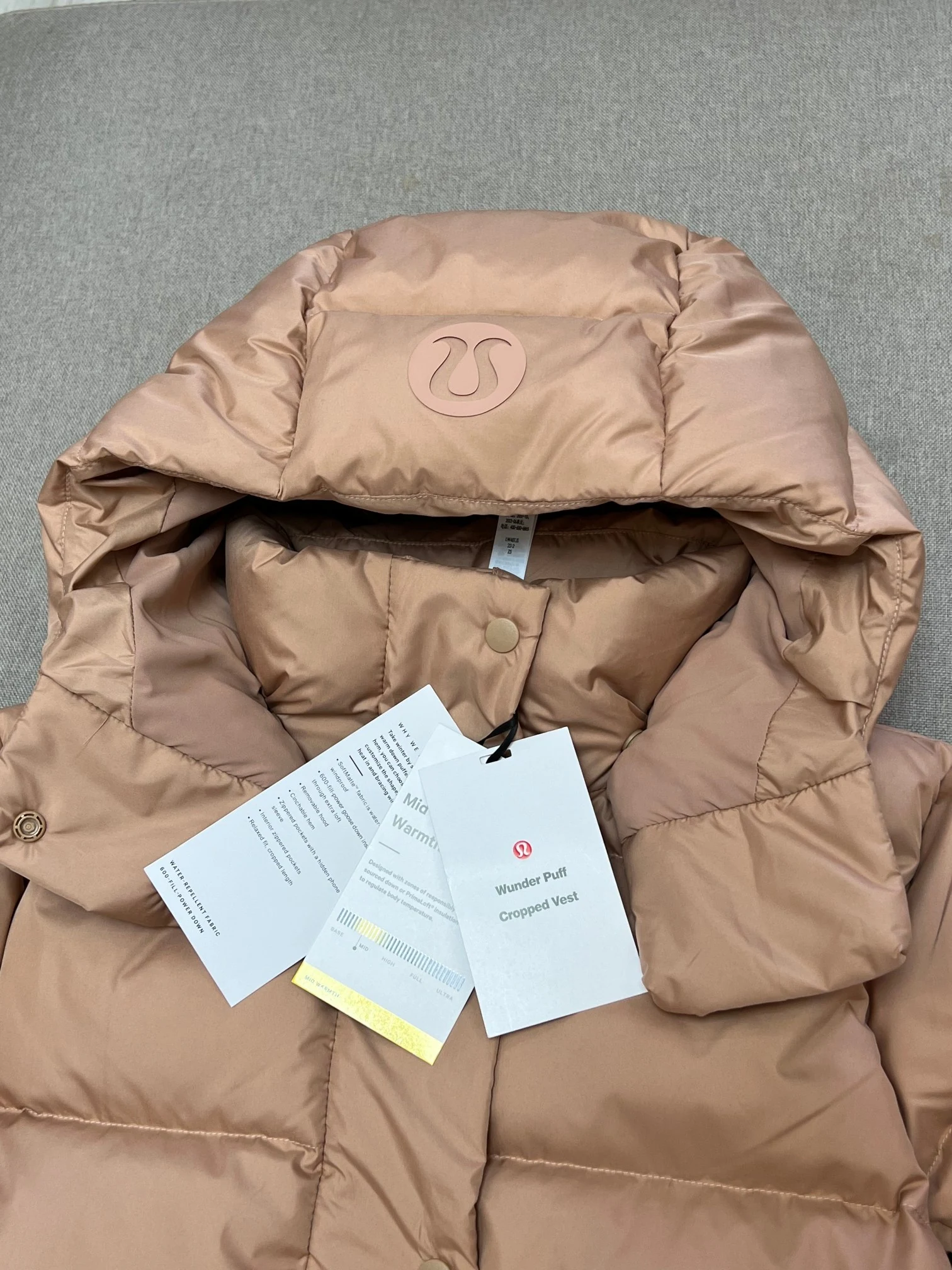 North Face Zip Puffer Jacket - Style 39 - North Face puffer jacket real photo 3
