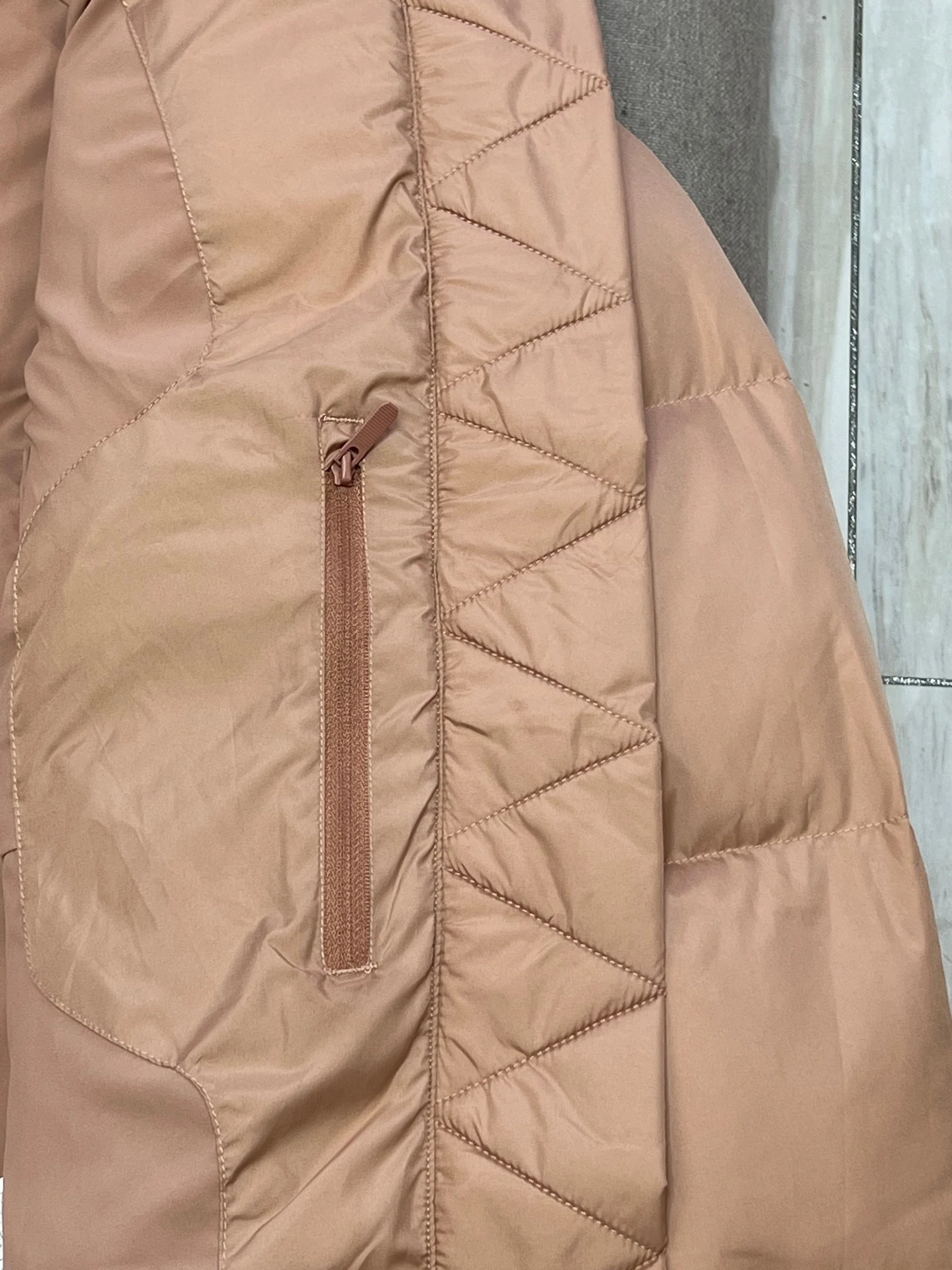 North Face Zip Puffer Jacket - Style 39 - North Face puffer jacket real photo 6