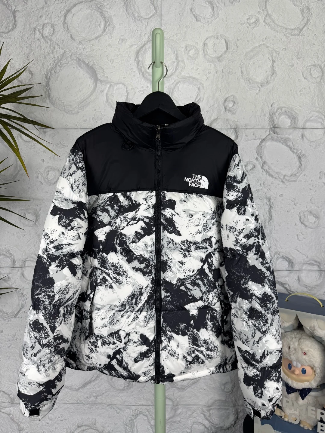North Face Zip Puffer Jacket - Style 40 - North Face puffer jacket real photo 1