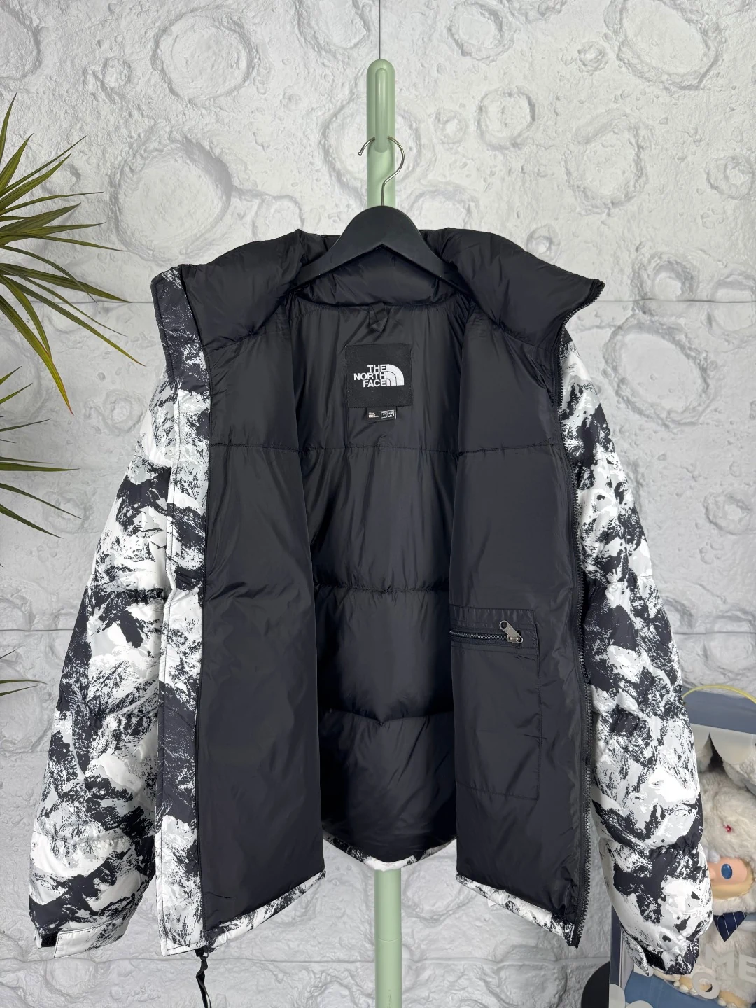 North Face Zip Puffer Jacket - Style 40 - North Face puffer jacket real photo 3