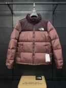North Face Zip Puffer Jacket - Style 46 - North Face puffer jacket real photo 1