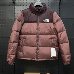 North Face Zip Puffer Jacket - Style 46 - North Face puffer jacket real photo 1