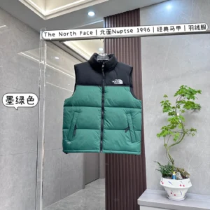 North Face Zip Puffer Jacket - Style 50 - North Face puffer jacket real photo 1