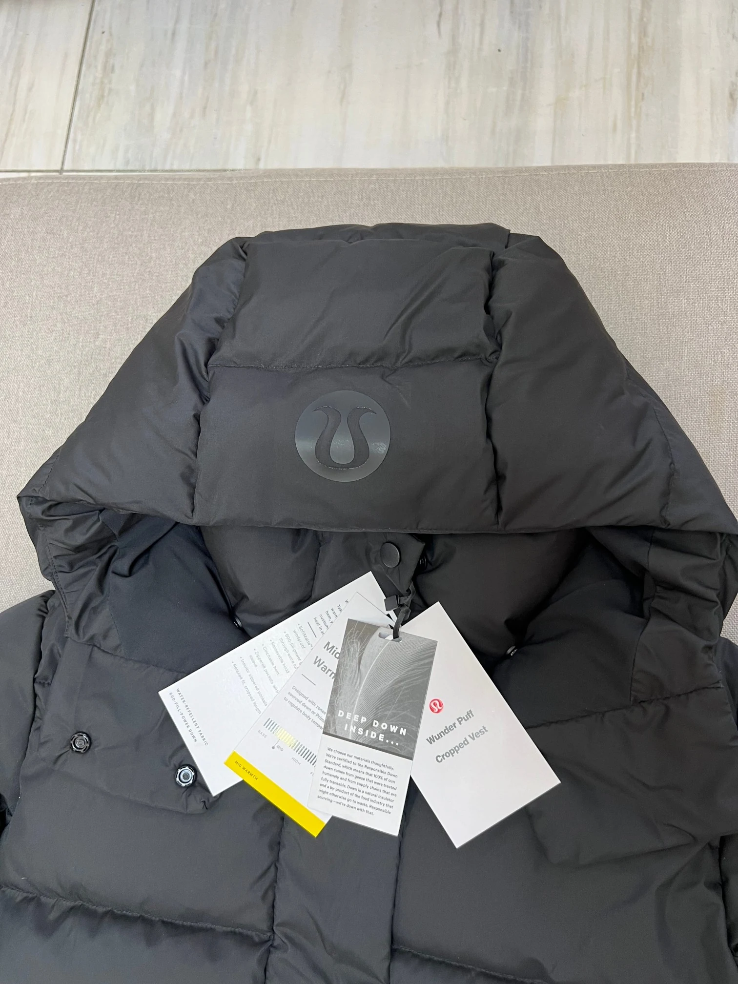 North Face puffer jacket - real photo 3