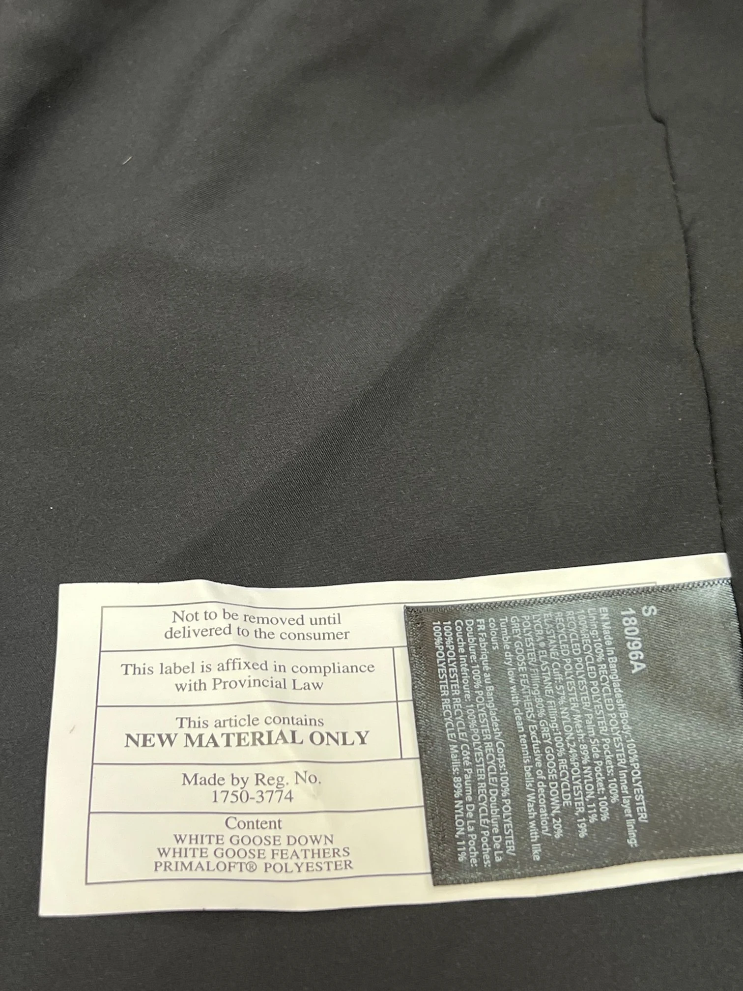 North Face puffer jacket - real photo 6
