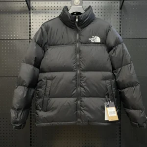 North Face Zip Puffer Jacket - Style 64 - North Face puffer jacket real photo 1