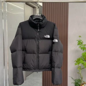 North Face Zip Puffer Jacket - Style 65 - North Face puffer jacket real photo 1