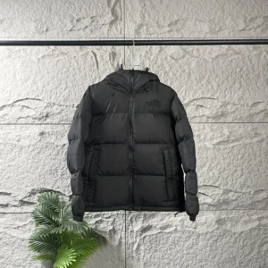 North Face Zip Puffer Jacket - Style 68 - North Face puffer jacket real photo 1