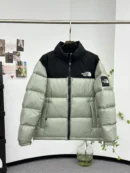 North Face Zip Puffer Jacket - Style 69 - North Face puffer jacket real photo 1