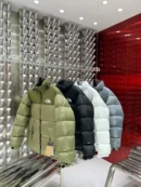 North Face Zip Puffer Jacket - Style 70 - North Face puffer jacket real photo 1