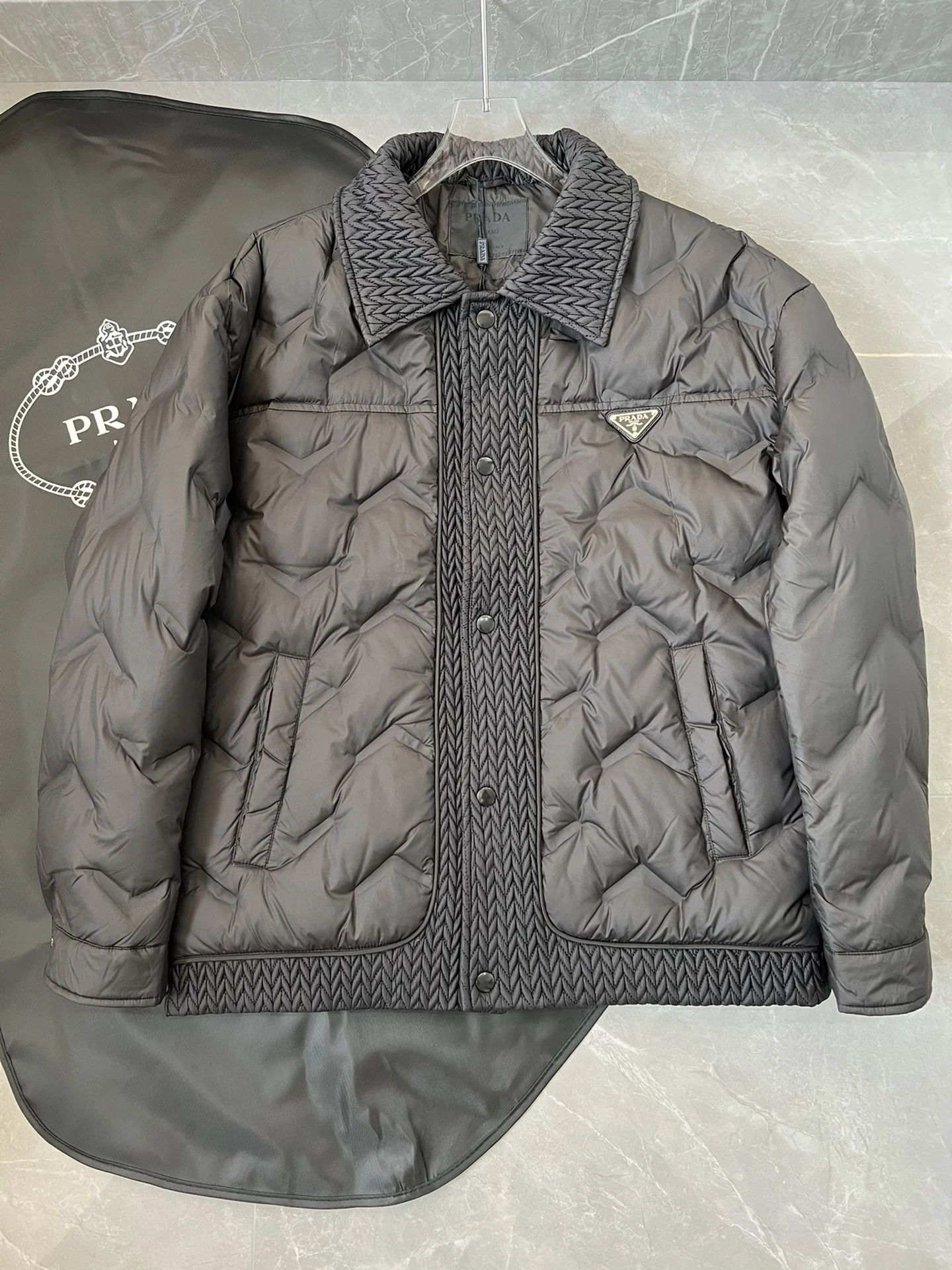 Prada puffer jacket - real photo 1