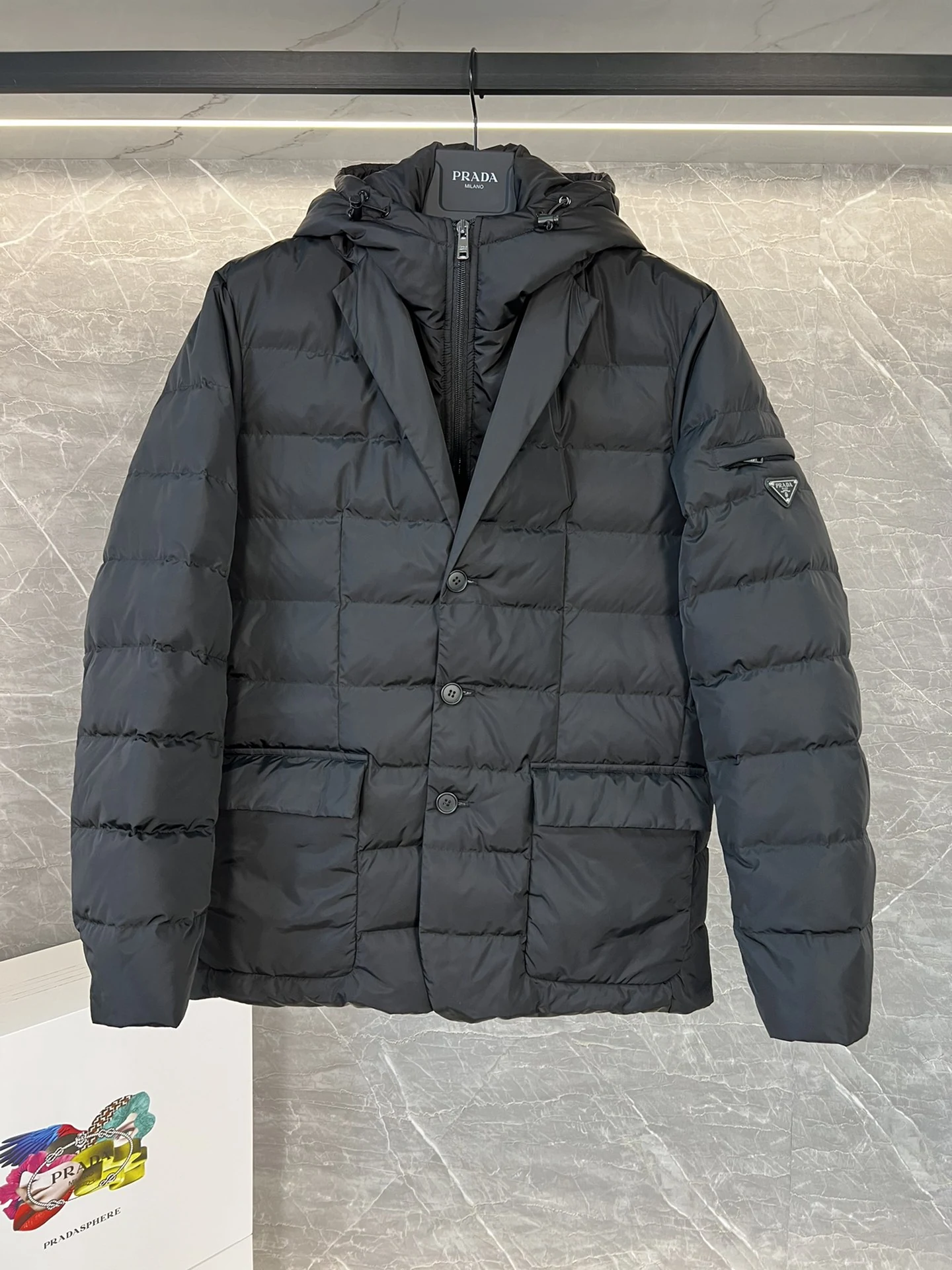 Prada puffer jacket - real photo 2