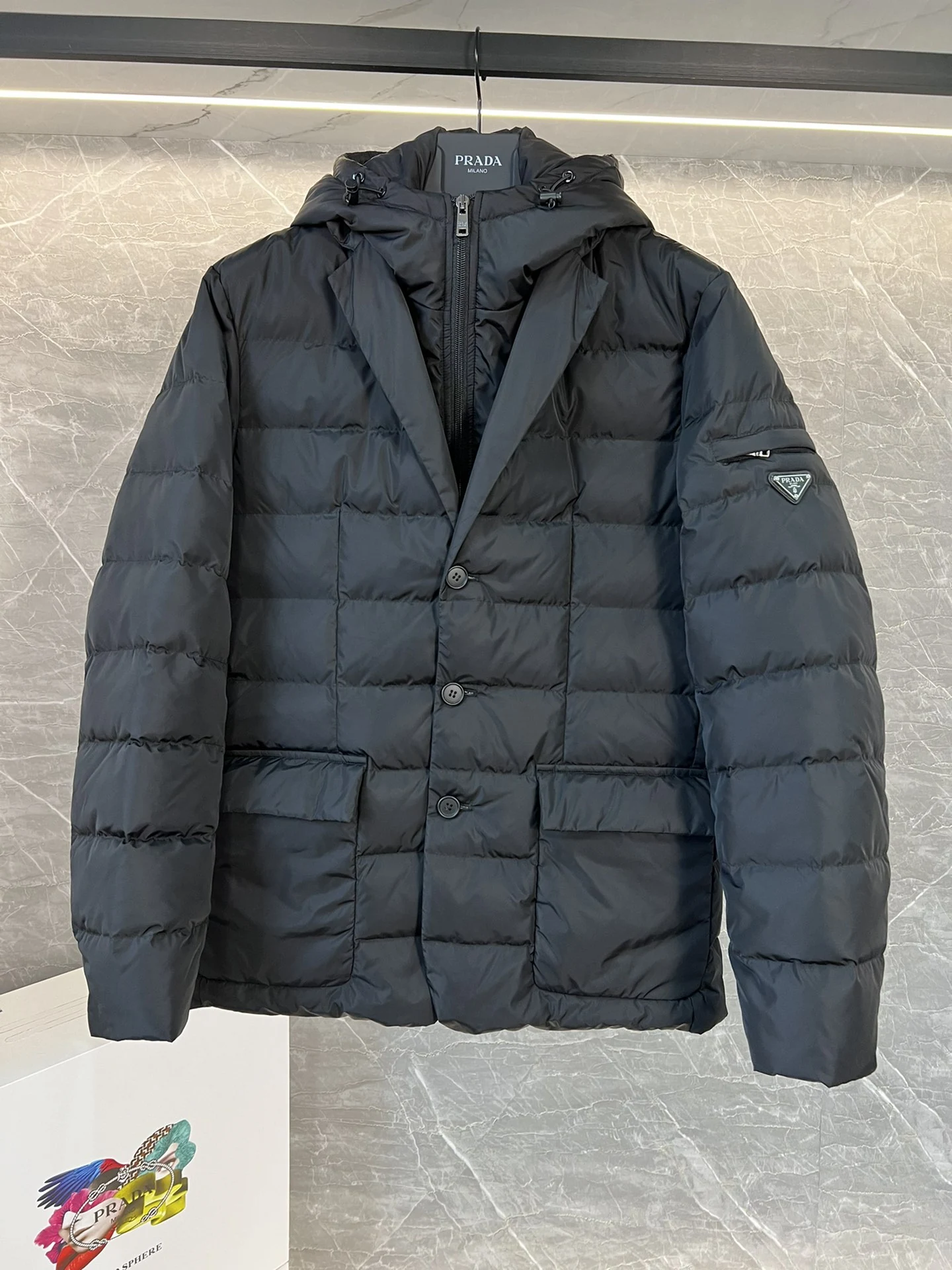 Prada puffer jacket - real photo 4