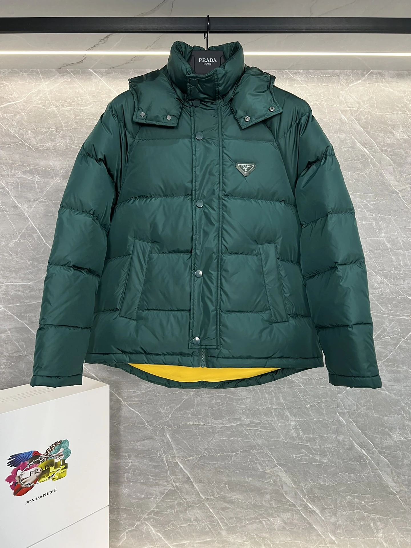 Prada puffer jacket - real photo 1