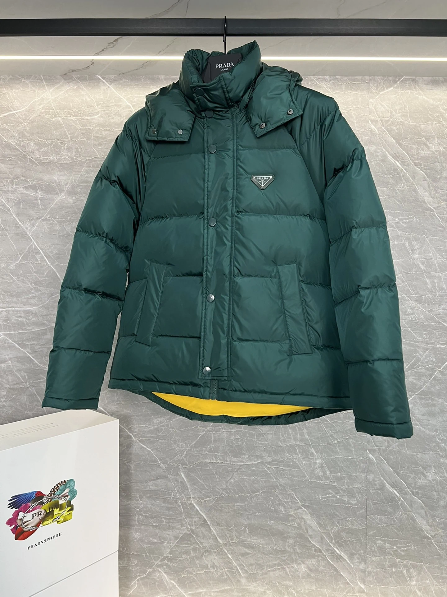 Prada puffer jacket - real photo 3