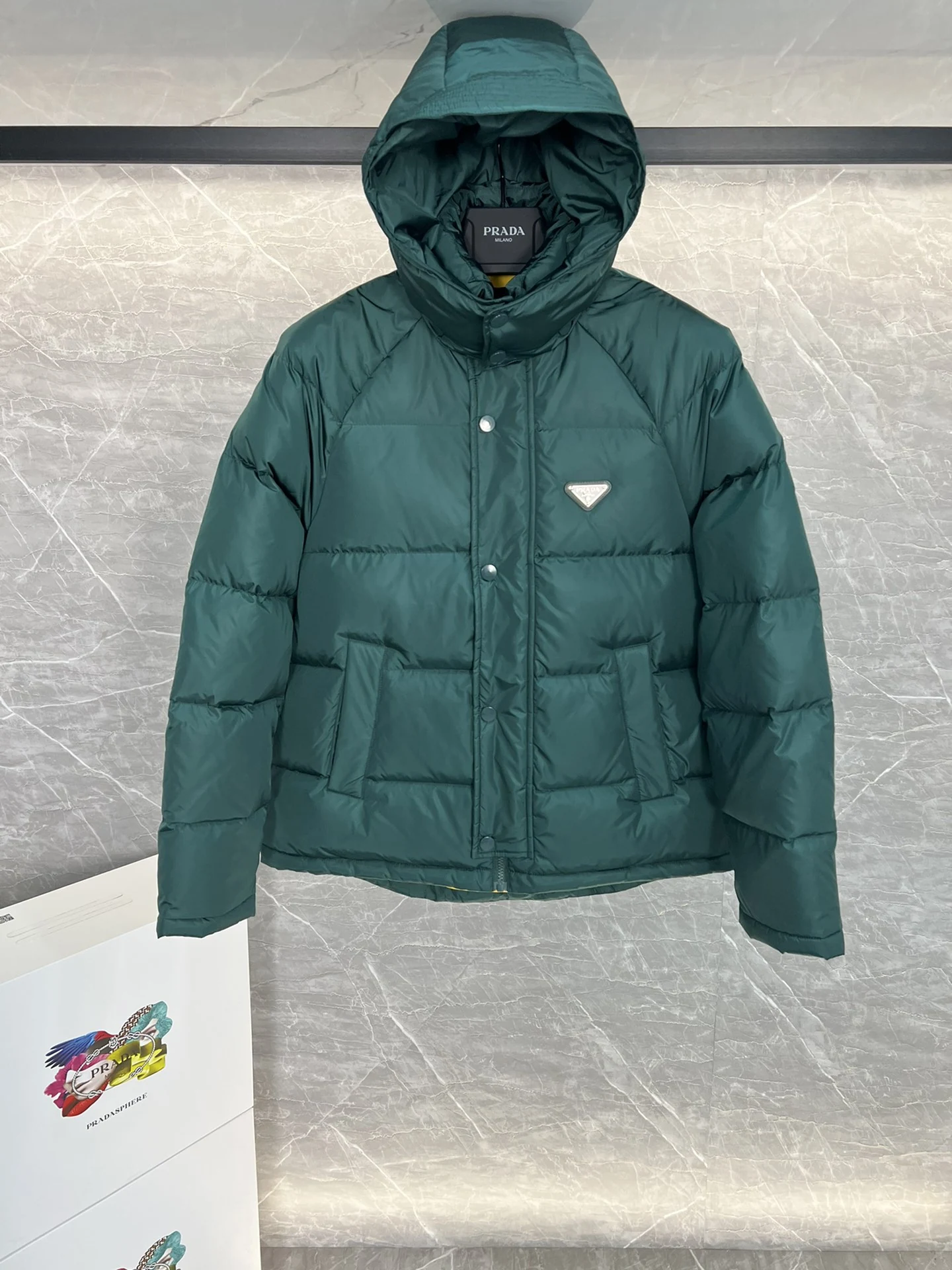 Prada puffer jacket - real photo 8