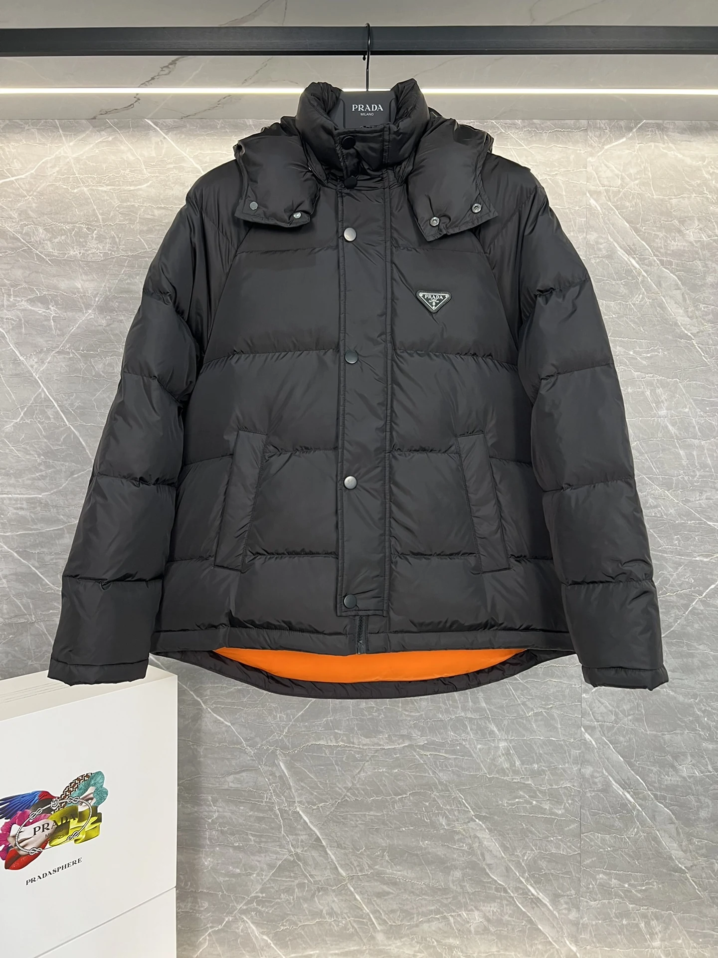 Prada puffer jacket - real photo 1
