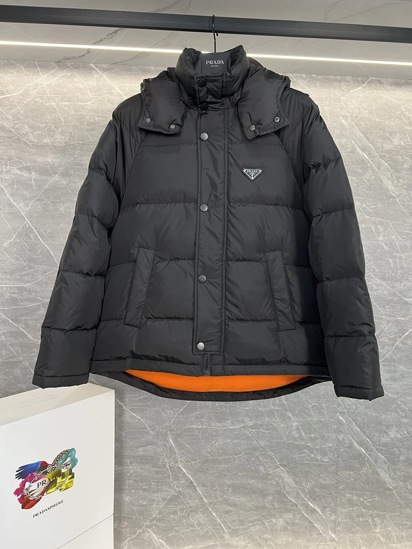 Prada puffer jacket - real photo 6