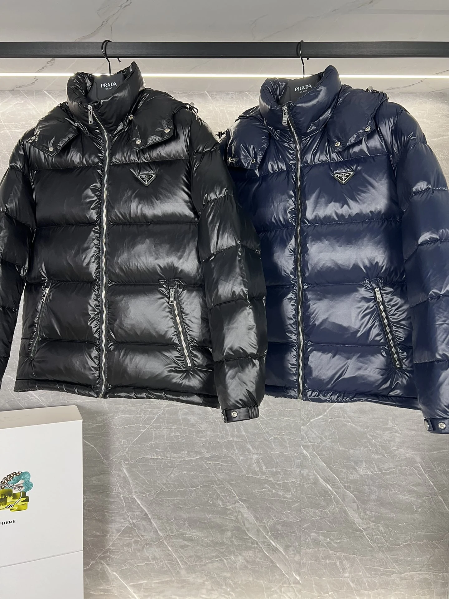 Prada puffer jacket - real photo 1