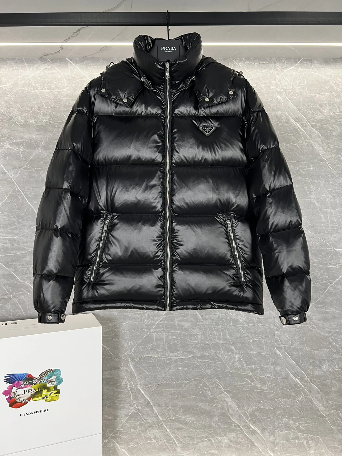 Prada puffer jacket - real photo 3