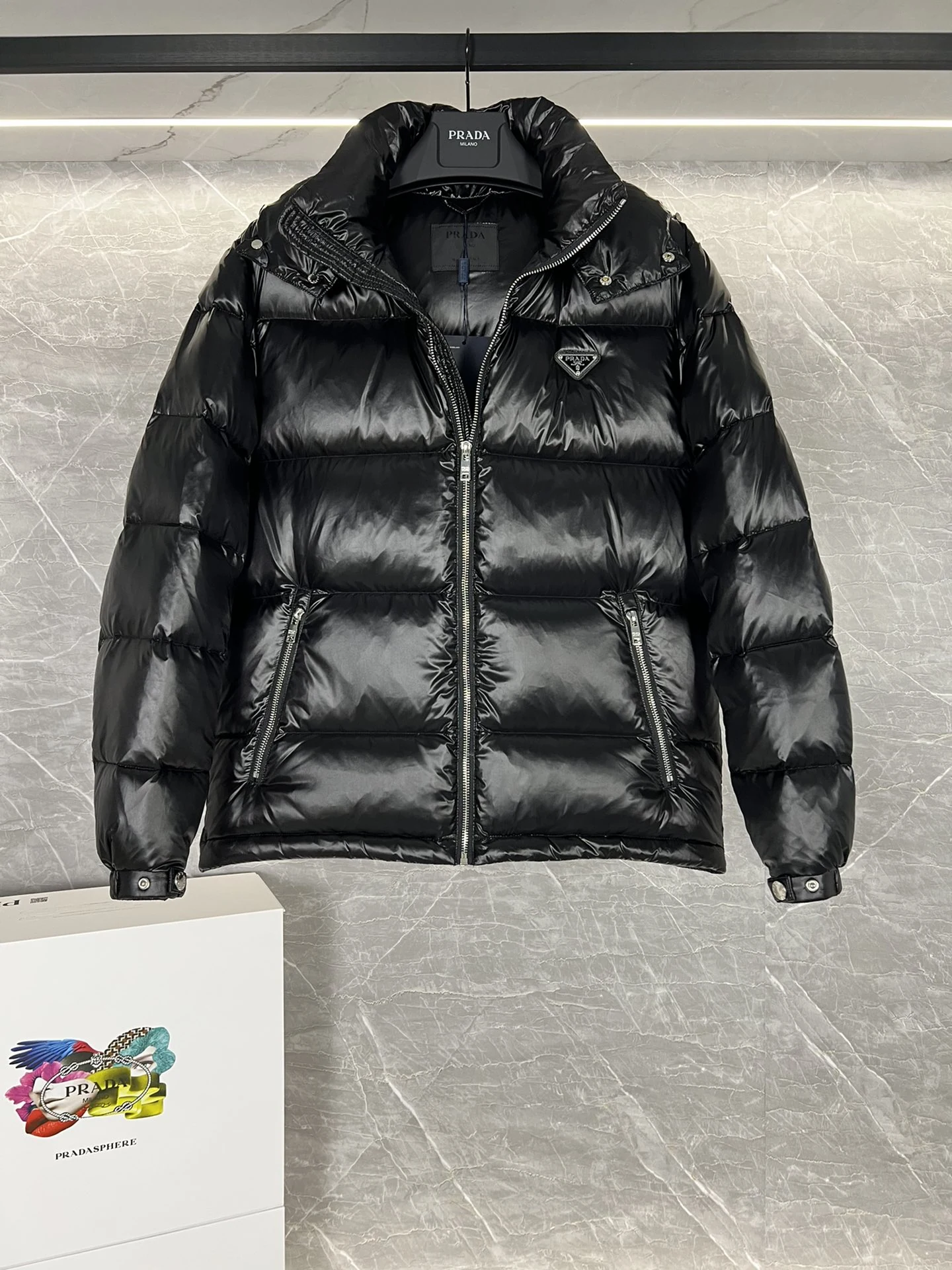 Prada puffer jacket - real photo 4