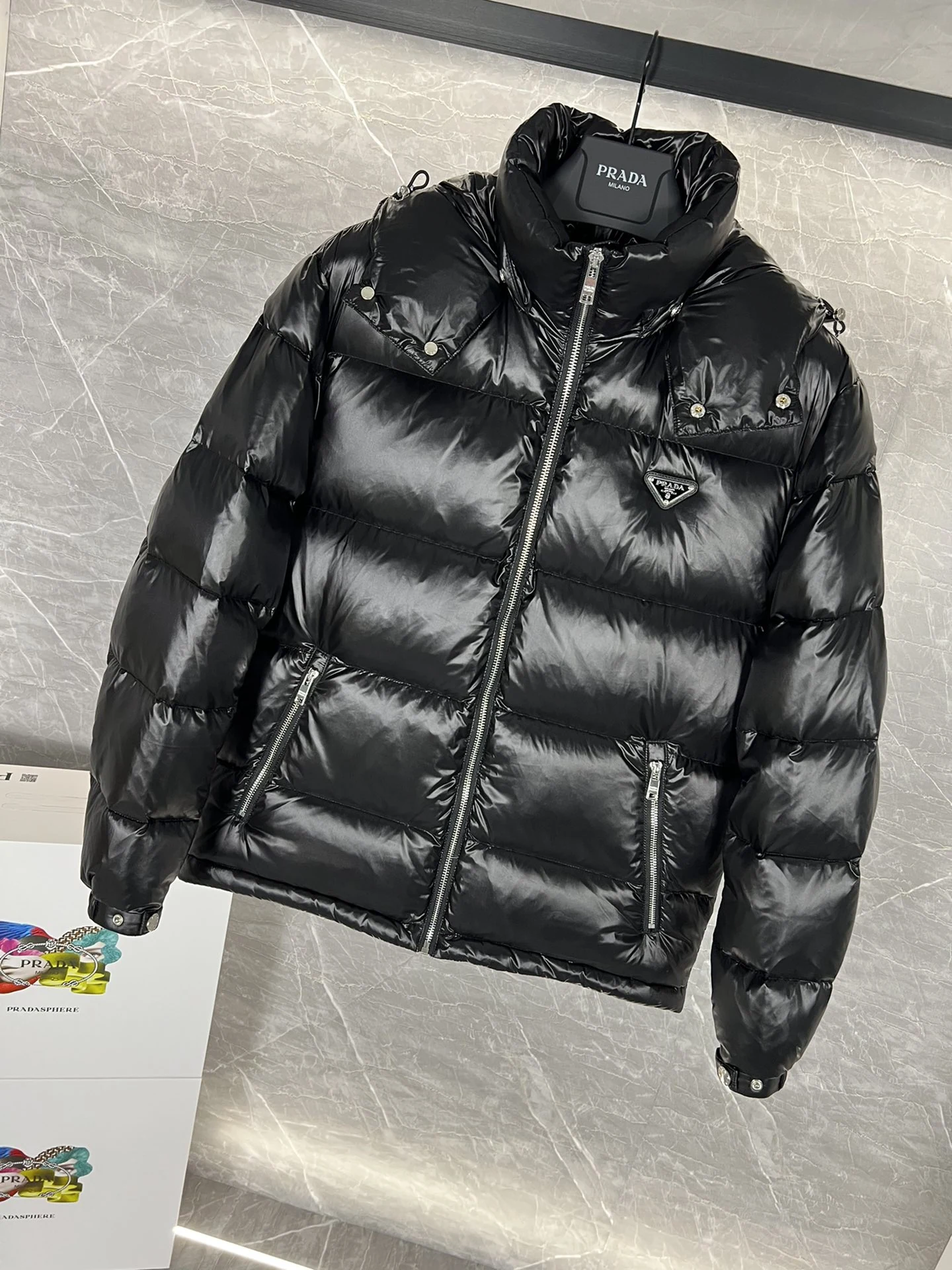 Prada puffer jacket - real photo 8