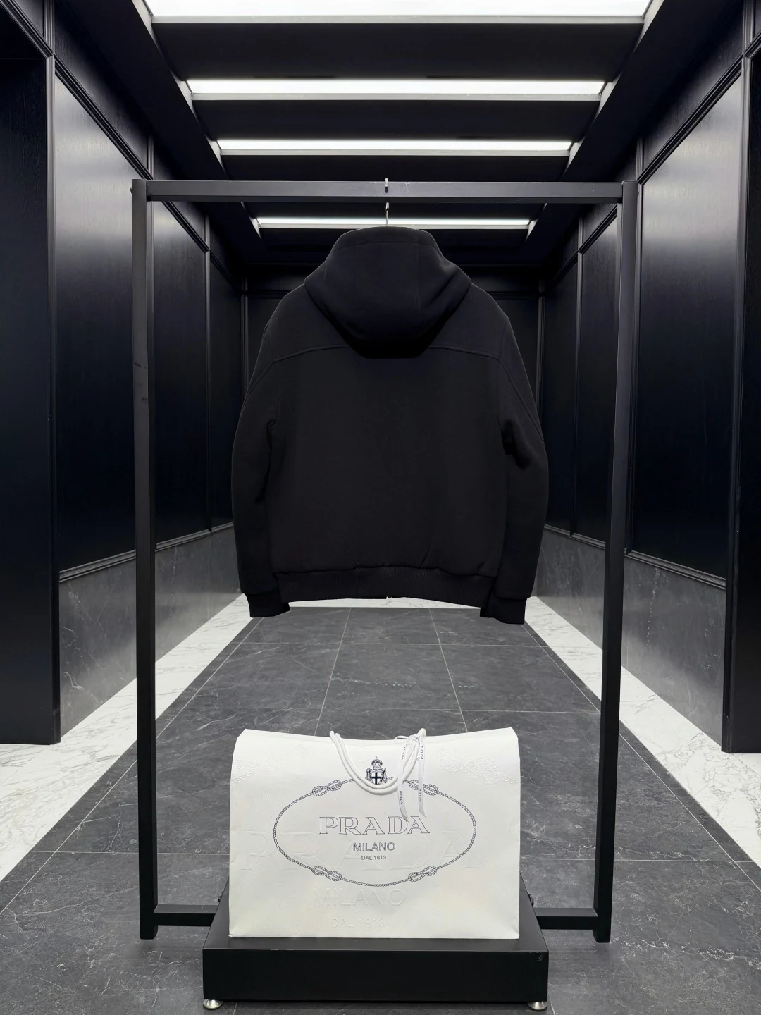 Prada Hooded Puffer Jacket - Style 8 - Prada puffer jacket real photo 8