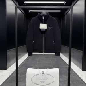 Prada Lapel Puffer Jacket - Prada puffer jacket real photo 1