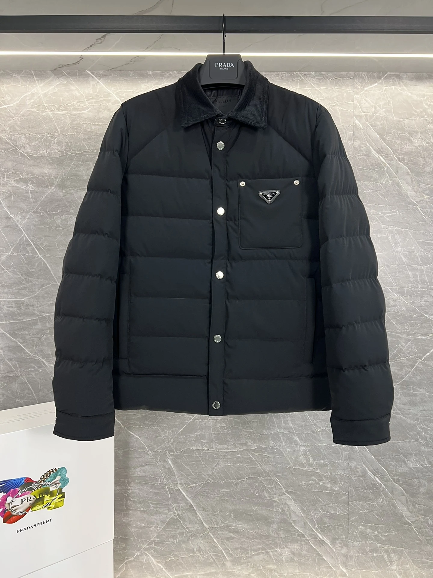 Prada puffer jacket - real photo 1