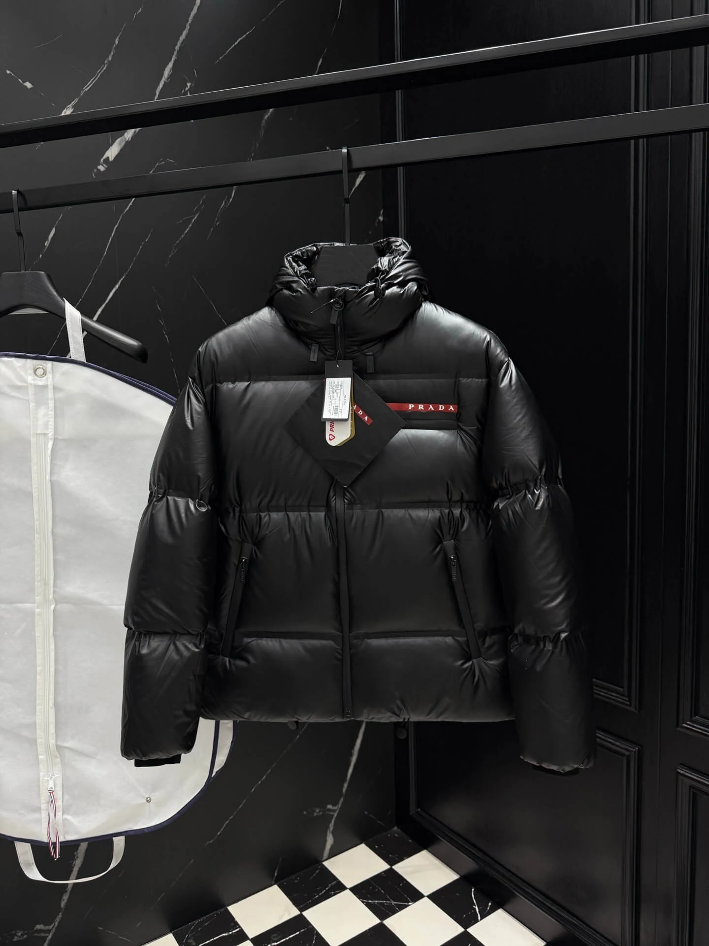 Prada puffer jacket - real photo 1
