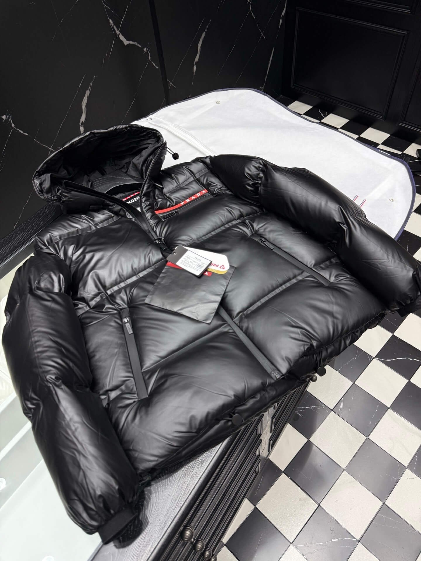 Prada puffer jacket - real photo 5