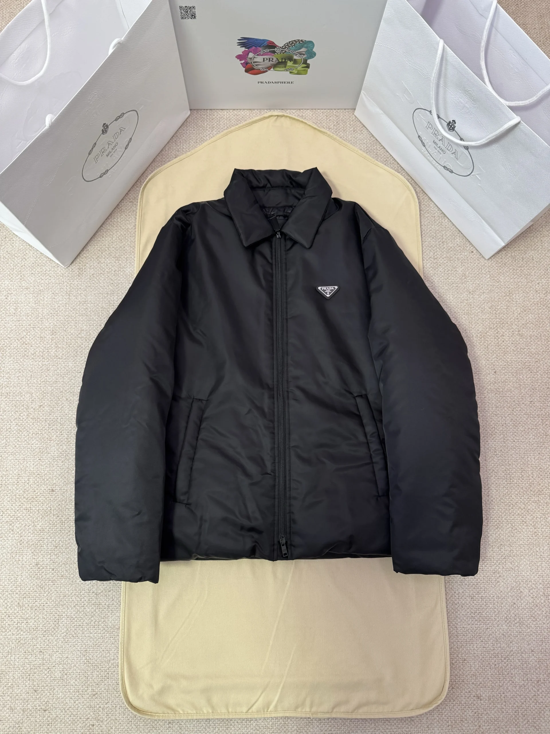Prada puffer jacket - real photo 1