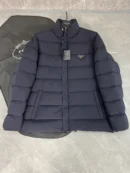 Prada Stand-Collar Puffer Jacket - Style 2 - Prada puffer jacket real photo 1