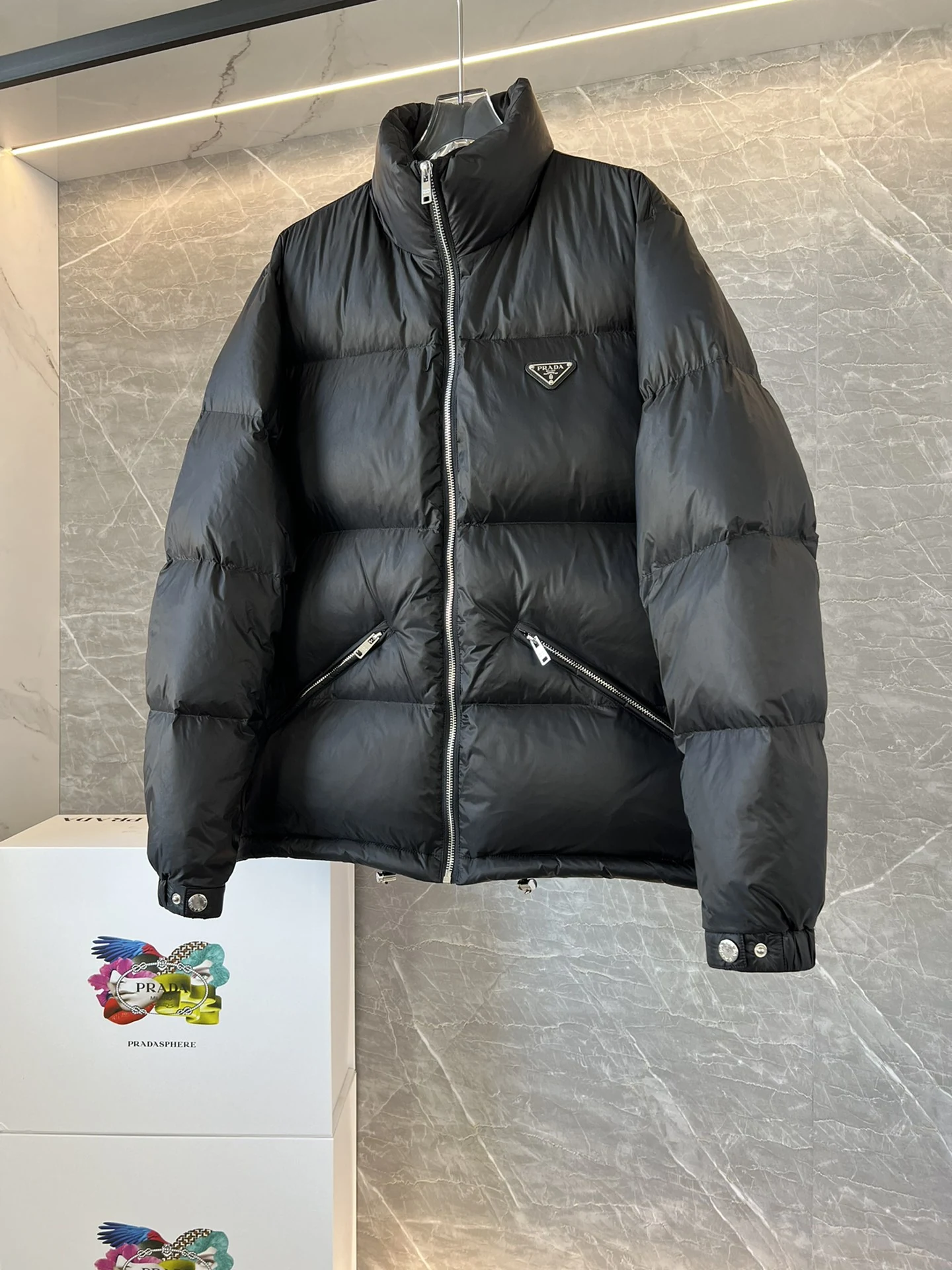 Prada puffer jacket - real photo 9