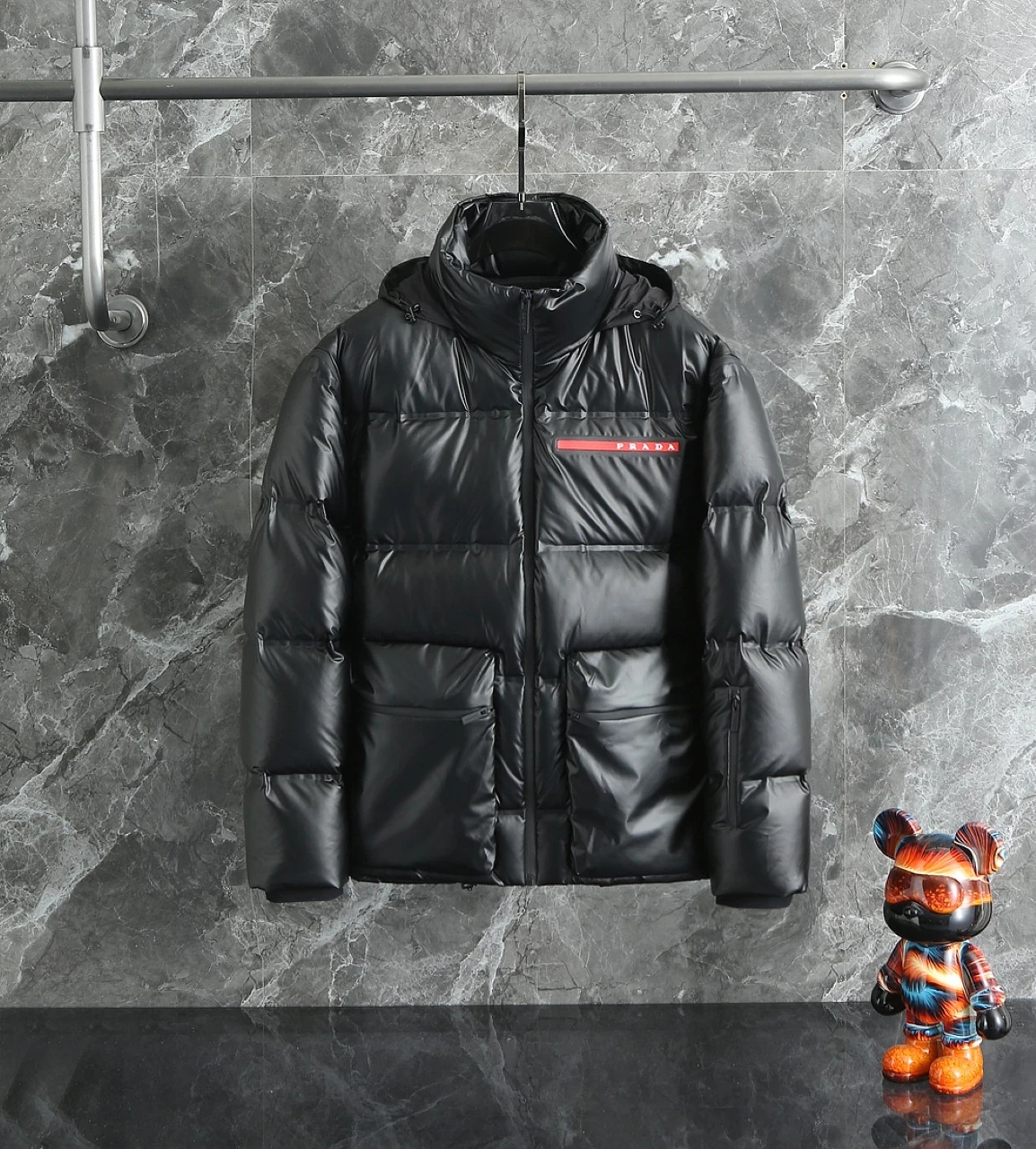 Prada puffer vest - real photo 1