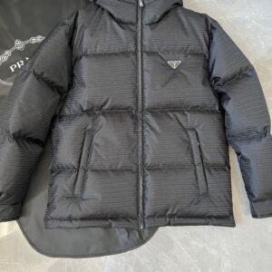 Prada Zip Puffer Jacket - Prada puffer jacket real photo 1