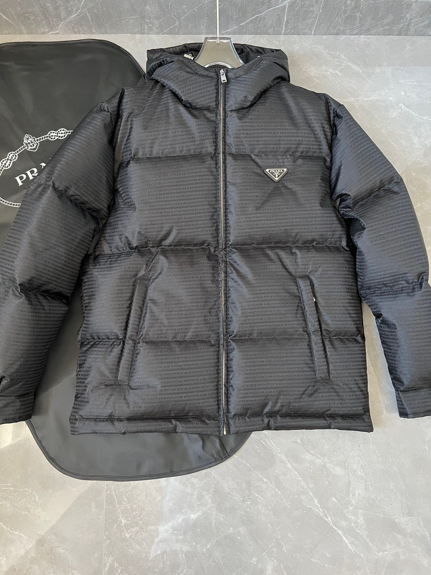 Prada puffer jacket - real photo 1