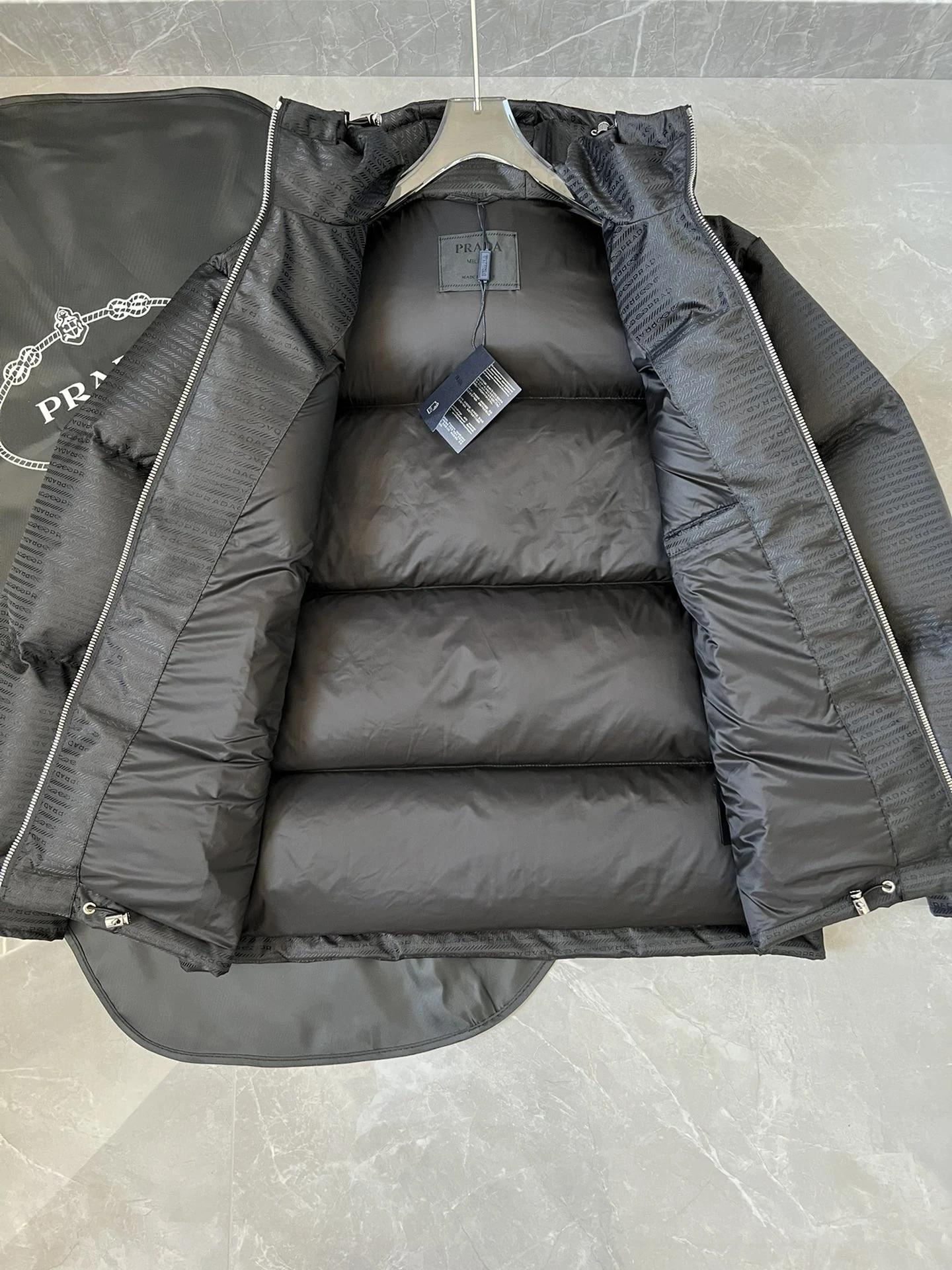 Prada puffer jacket - real photo 2