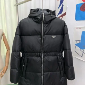 Prada Zip Puffer Jacket - Style 10 - Prada puffer jacket real photo 1