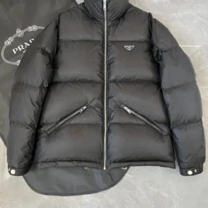 Prada Zip Puffer Jacket - Style 14 - Prada puffer jacket real photo 1