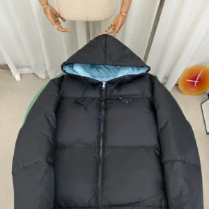 Prada Zip Puffer Jacket - Style 17 - Prada puffer jacket real photo 1