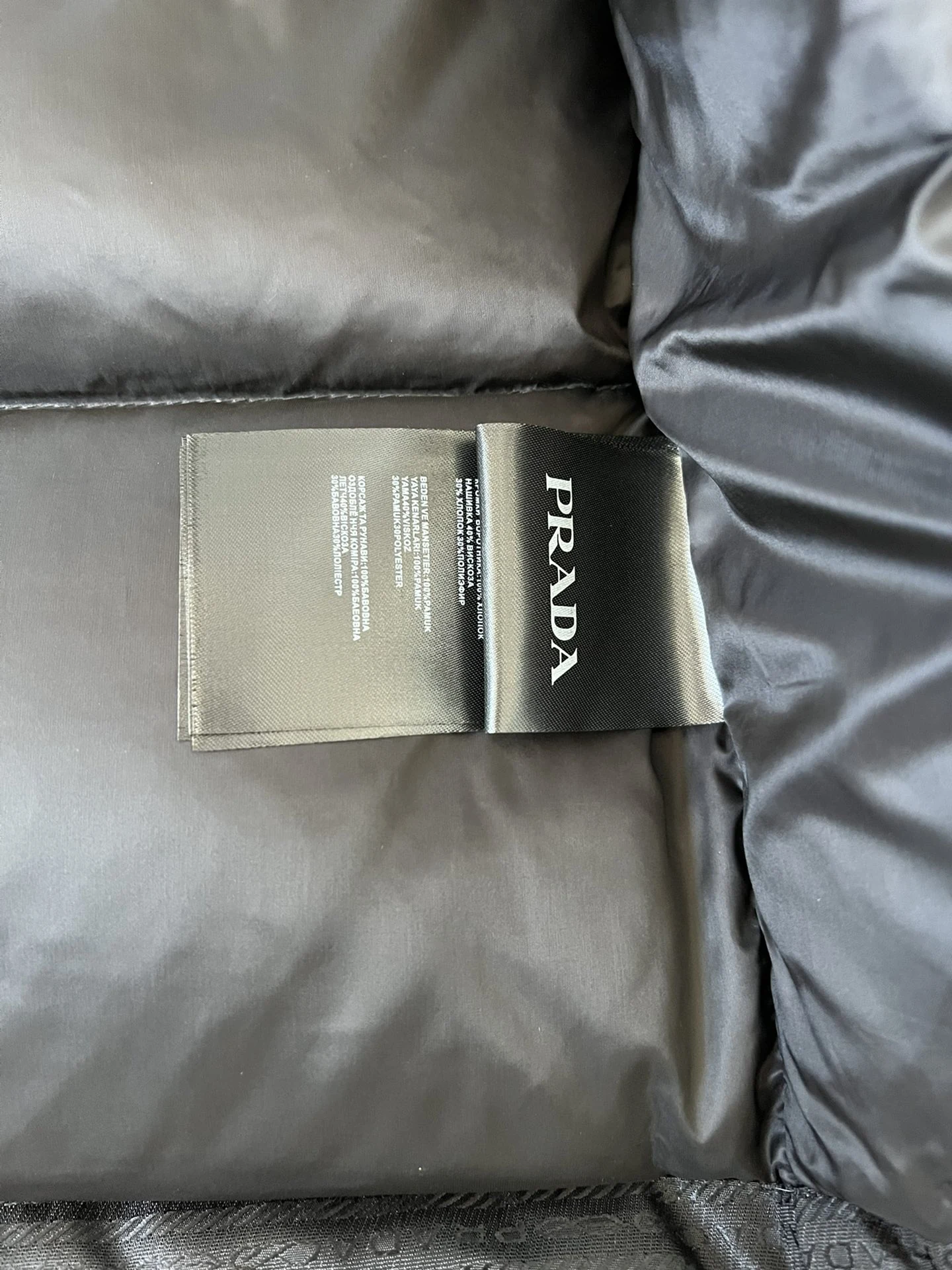 Prada puffer jacket - real photo 1