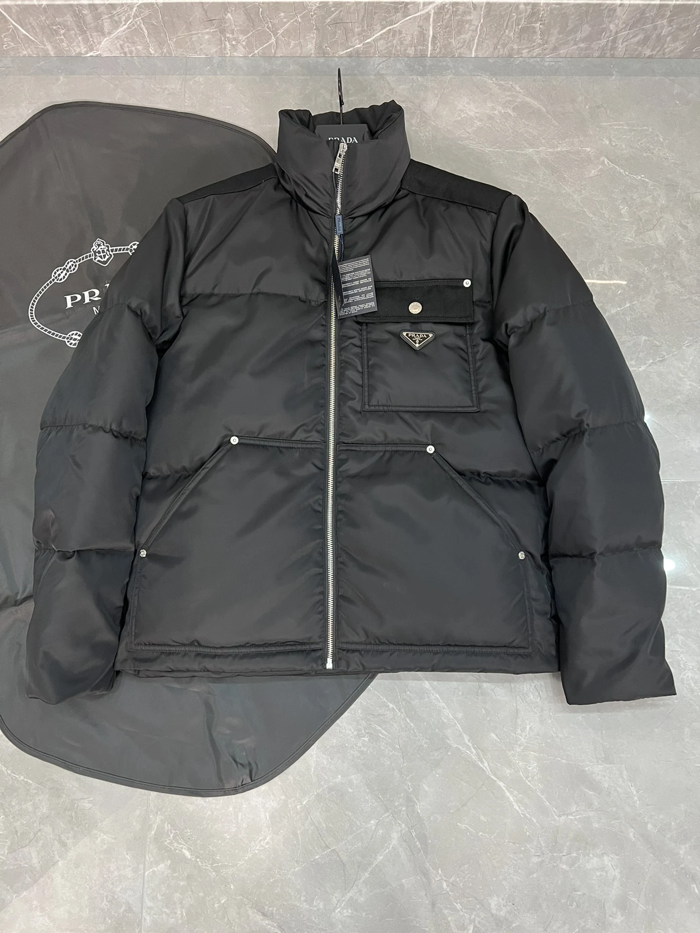Prada puffer jacket - real photo 1